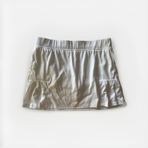 Callaway Women's Pleated White Golf Athletic Sports Skort w/ Pockets Size Large - Picture 1 of 11